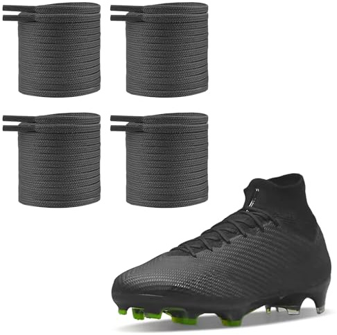 UamGlsob 2 pares de cordones para botas de fútbol Nike Mercurial, 4 mm cordones finos de repuesto zapatos rugby y para tacos de futbol