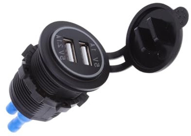 Housoutil Tragbares Universal-Adapter-ladegerät Für Auto Boot Mit 2 USB-anschlüssen