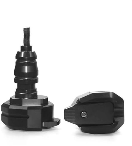KJHOPY Motor Abdeckung Sturzpads Für Kawasaki Für Ninja 650 ZX6R ZX10R H2 H2R Motorrad Zubehör Crash-Schutz(Schwarz)