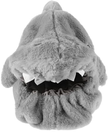 DRESSOOS Abdeckung Snowboard Helm Maske Lustige Halloween Maske Plüsch Hai Universal Helm