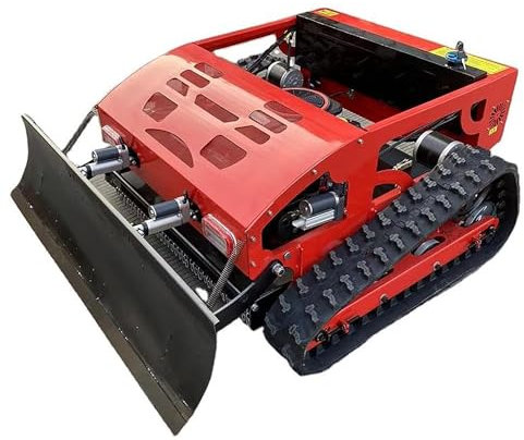 CMOLVUR gräsklippare robot med snöskyffel fjärrkontroll gräsklippare motor – 540 mm – 7,5 hp-hybrid gas – elektrisk självgående noll vridgräsklippare kontrollerad 45° lutningskapacitet