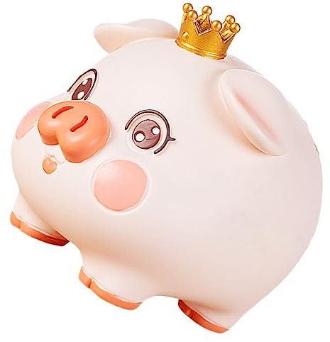 SOPOTUTU Salvadanaio Forma Maiale Decorativa per Monete per Compleanni e Design Carino e Resistente per Adulti