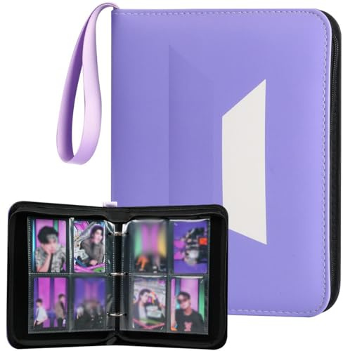 Photocards Binder 400 Pockets Album Photo Card Holder Collection Merch for Army Fans Gifts