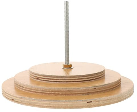 Milisten DIY Katzenplattform Aus Holz Runde Kratzpfosten-Scheibe Stabiler Kratzbaum-zubehör Fein Poliert Widerstandsfähig Gegen Verformung Für Selbstgemachte Katzenspielplätze Und Kratzbret