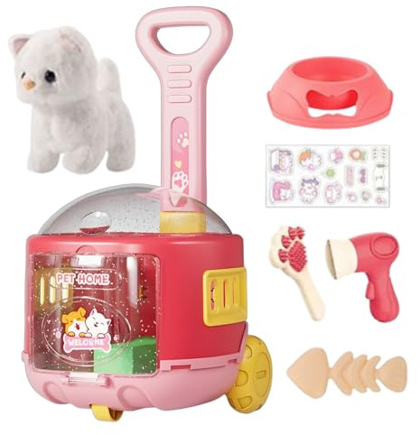 Generisch Electronic Pets | Accesorios para cochecito de bebé para juguetes de cuidado de mascotas | Figuras de peluche realistas para niños pequeños juego de rol