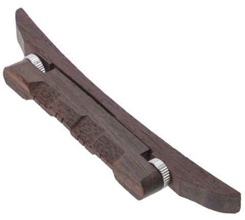 TOYZFRIENDY Rosewood Mandolin Bridge Height Mandolin Accessory Bridge Replacement for Crisp Sound and Enhanced Performance