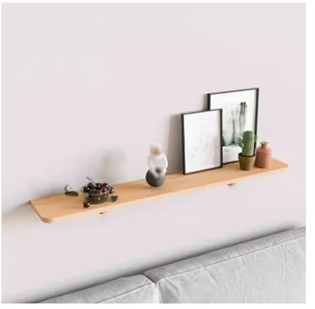 YPIOUREN Mensole Da Parete Piccole, Mensole Galleggianti Da Parete, Mensole Da Parete, Mensola Sopra Termosifone, For Arredamento, Camera Da Letto Sospesa, Ripostiglio, Cucina(90 * 20cm/35.4 * 7.8in)