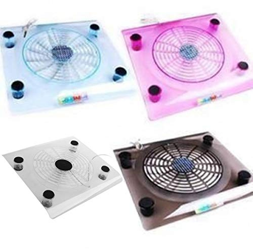 LUJIAXI Support de refroidissement pour ordinateur portable ultra fin et silencieux avec ventilateurs USB pour grand ventilateur USB de 38,1 cm