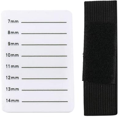 CIMAXIC Vassoio Acrilico per Extension Peli Estensione Bordi Arrotondati, Supporto Portatile Bianco per Applicazione e Make-up