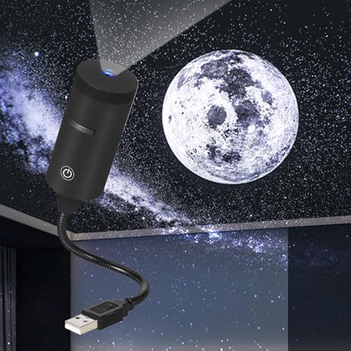 Gzadii Star Projector,Adjustable Rotating Portable Touch Control Lamp | Bedroom Starry Projector,for Bedroom Home Bathroom Living Room Ceiling Wall Car Indoor Decorations