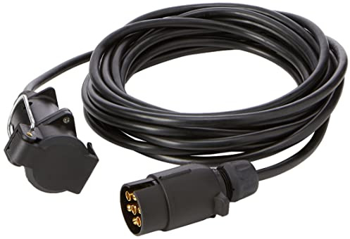 Maypole 7 Pin 6 m Straight Extension Lead (Plug To Socket), for Trailer Lighting