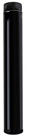 Wolfpack Tubo de Estufa Acero Vitrificado Negro Ø 150 mm. Ideal Estufas de Leña, Chimenea, Alta resistencia, Color Negro