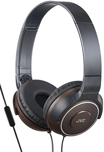 JVC On-ear Lightweight Headphones with Remote Control/Microphone