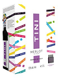 Caviro Merlot Vino D'Italia Tini Bag-In-Box, 1 x 3L