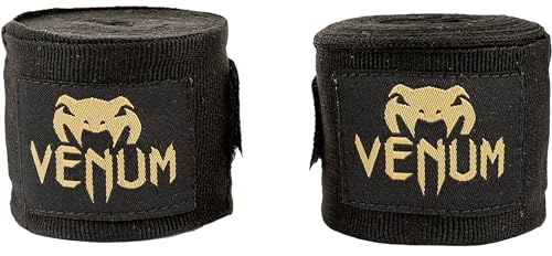 Venum, Kontact boxningsbandage herr, 4 m, svart/guld