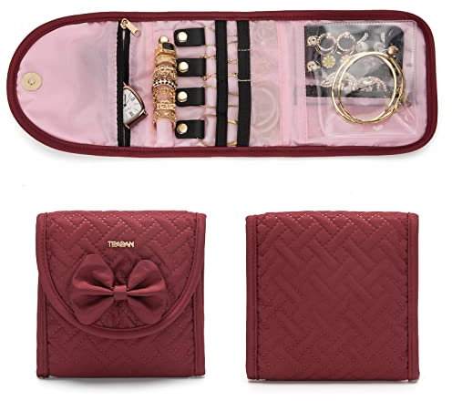 Reise-Schmuck-Organizer, klein: Schmuckrolle – Halsketten, Reise-Schmucktasche