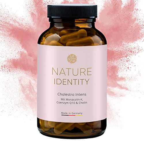 CHOLESTRO INTENS - Roter Reis Intens-Komplex - hochdosiertes Reis Extrakt - mit Q10, Inulin & Cholin als 4 Fach Senkungskomplex - 100% Vegan - Made in Germany - 90 Kapseln