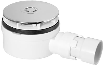 Mcalpine ST90CP10-NRV 90mm Shower Trap with Non-Return Valve