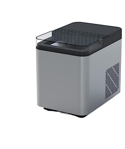 Ice maker countertop Ice Maker Countertop, 26 lbs/Day, 6-8 Mins/9 Pcs Bullet Ice, with Ice Scoop and Basket, Ice Maker Machine for Home Party Outdoor RV, Stainless steel Household/Kitchen/Office/Party
