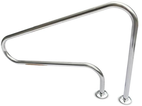 Set Mit 2 Pool-Handläufen, Schwimmbad-Handläufen, Treppengeländer – Komplettes Set, In Den Boden Eingelassene Pool-Handläufe Aus Edelstahl For Schwimmbäder, Wasserparks (Size : 2pcs-1.2 mm)