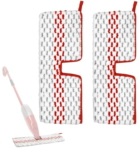 3 Packungen Mikrofaser-Spray-Mopp-Pads, kompatibel mit Ocedar Promist Max, wiederverwendbare Sprühmopp-Nachfüller, Staubmopp, Dual-Action-waschbare Flip-Mopp-Pads, Ersatz für trockene, nasse