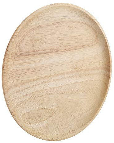 Qukaim Te serveringsbricka djup tallrik rostfritt stål slitstark salladssoppa serveringsfat, porslin för hemmakök, perfekt för middagsservis