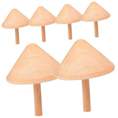 MUSISALY Holzkreisel Spielzeug Für Kinder Gyroskop-Spielzeug Mit Leerem Design Zum Selbermachen Bastelbedarf Aus Holz Pädagogisches Kinderspielzeug