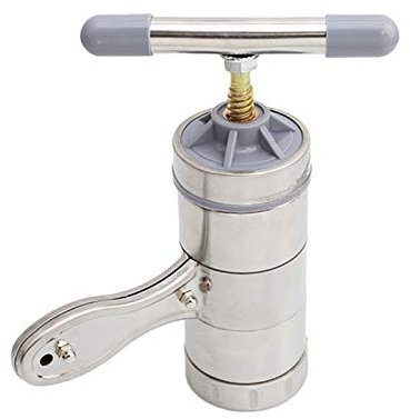 GZKDKZB Macchina per Pasta, Macchina per Pasta in Acciaio Inossidabile, Macchina per Pasta Manuale in Acciaio Inossidabile per la casa, Piccola Macchina per Pasta Fatta a Mano, pressa a do
