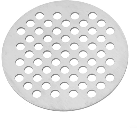 Runde Duschablaufabdeckung aus Edelstahl, Haarsieb für Badezimmer, Bodenspüle, 6–16 cm, Anti-Verstopfungs-Filtergitter (6 cm)