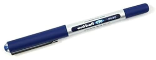 uni-ball Eye Micro UB-150 Rollerball Pens - Blue, Pack of 5
