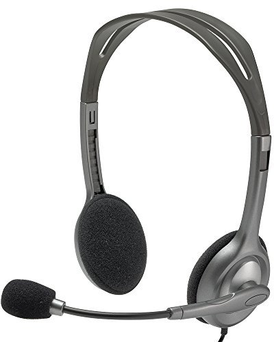 Logitech H111 Casque stéréo analogique 3,5 mm avec Microphone Boom Noir
