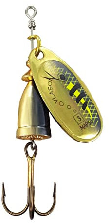 MAPSO - 5 Cucharillas de Pesca VLASON-3 OAN-N 8 GMS.