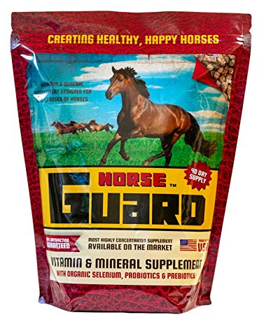 Horse Guard 4.6 lb, Equine Vitamin Mineral Supplement with Organic Selenium & Vitamin E