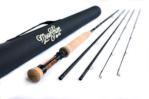 Moonshine Rod Co. The Epiphany Series (Euro/tschechische Nymphe Stil) Fliegenrute 3 Wt 30,6 cm Verdunkelung