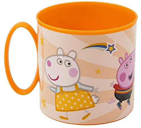 Stor Peppa Pig Kinderbecher, wiederverwendbar, für Mikrowelle, 265 ml