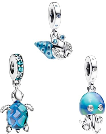 Feitery Christmas Charms et Perles pour Femme Charm Compatible avec les Bracelets et Colliers Pandora,Cadeaux de Noël