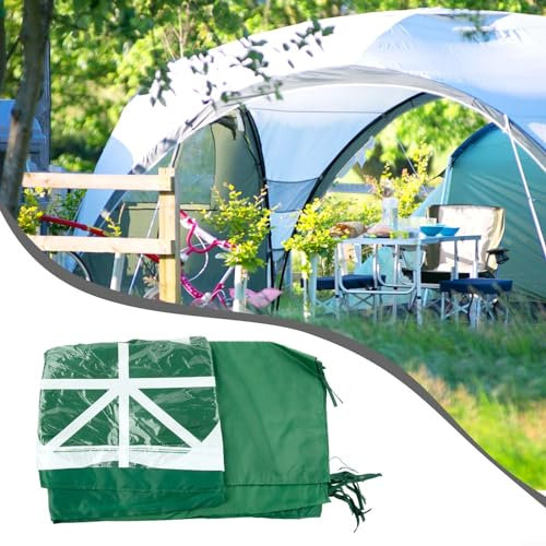 Carpa de toldo para pared lateral, resistente tela Oxford 210D, carpa pabellón para bodas, camping y festivales, 3 x 3 m (verde)
