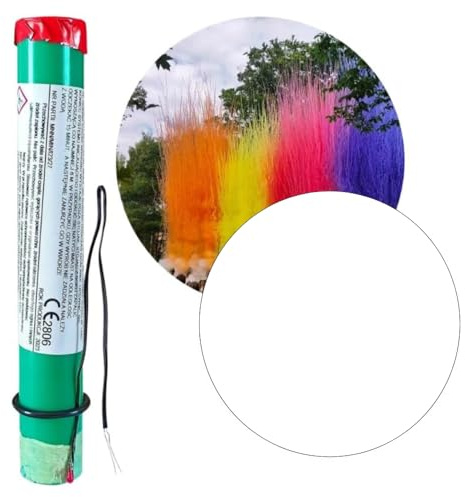 Pack Fumigène Diurne® Blanc avec Déclencheur Électronique – Déclenchement à Distance – Feux d’Artifice pour Festivités, Mariages, Baby Showers et Événements Spéciaux - Categorie F1 – Zenda Club®