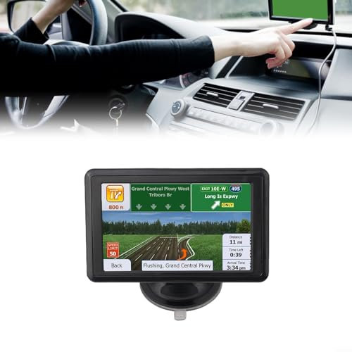 Navegador GPS para coche, pantalla táctil con navegación para coche, camión, compatible con IGO Primo para coches, motocicletas, electrónica del hogar (EE. UU. + CAN+ MX)