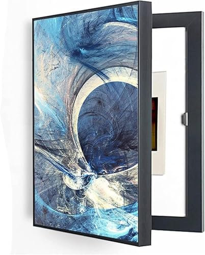 Dekorative Abdeckung für Sicherungskästen, Dekoration für Schalttafeln, dekorative Abdeckung für Stromzähler im Innenbereich Abdeckung für Stromzähler(C,60 * 80CM)