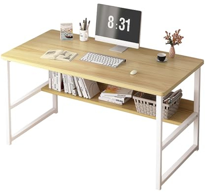 MAGIC SELECT Escritorio Mesa de Oficina para Ordenador 80x40x72 cm | Tablón de Aglomerado y Melamina de Madera, Estructura de Acero, Para Habitación o Estudio, Para Hogar