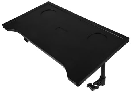 Generic Wheelchair Dining Table Car Seat Table Car Tray Table Tray for Wheelchairs for Seniors Detachable Wheelchair Table Cup Holder Foldable Tables Car Seat Cup Holder Abs Black