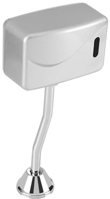 Zinc Alloy Urinal Flush Valve DC6V Bathroom Toilet Exposed Wall Mounted Automatic Sensor Touchless Urinal Flush Valve