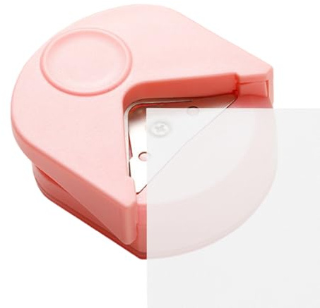 Qkbuza Hörnrundning för papper – R4 mm cirkelformare – hörn skräddare | för scrapbooking, journaling, företag, foto, porto, gör-det-själv-, arbetsplats, laminat, ungdom, vuxna,