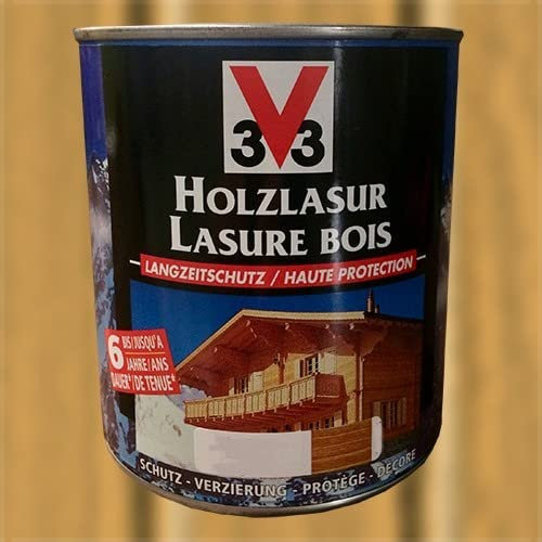 V33 Lasure Haute protection 6ans Pin scandinave 0,75 L