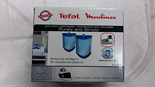 Tefal Moulinex XD9030E0 Filtre à eau détartrant fer à repasser SV5010 SV5020 SV5030 pièce de rechange originale