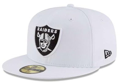 New Era Mens New York Yankees Primary Logo Basic 59FIFTY Fitted Cap, White, 8