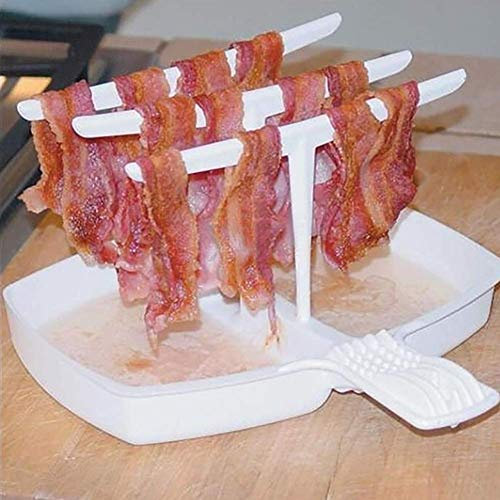 ulofpc Microwave Bacon Cooker The Original Makin' Bacon Microwave Bacon Rack Vertical Hanger Tray