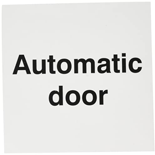 Automatic door Double sided self adhesive window sticker 150x150mm