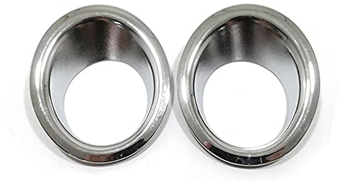 KDABJD Car Front Fog lamp Shade, Silver ABS Paste Type Car Decoration Frame,Car Modification,for Nissan X-Trail T31 2008-2013